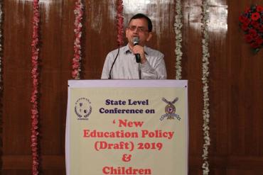 State Level Conference on "New Education Policy (Draft) 2019 & Children with Disabilities" on 16 Aug 2019 organized by AYJNISHD & Bharti Vidyapeeth at Pune