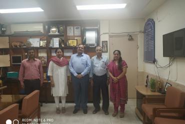 Visit of Shri Kishor B Surwade, Deputy Director General, DEPwd,MSJE, New Delhi on 15.10.2019