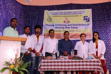 Hearing Screening and Distribution of Hearing Aids camp